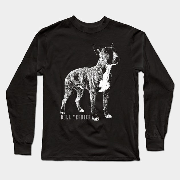 Bull Terrier  - Bully Long Sleeve T-Shirt by Nartissima